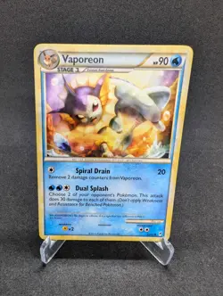Pokemon Card Vaporeon Call Of Legends Uncommon 52/95 Near Mint - Image 1