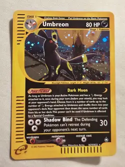 Pokemon Umbreon Aquapolis Holo Rare H29/H32 Holo NM - Image 1