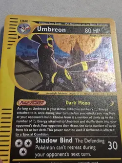 Pokemon Umbreon Aquapolis Holo Rare H29/H32 Holo NM - Image 4