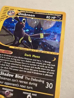 Pokemon Umbreon Aquapolis Holo Rare H29/H32 Holo NM - Image 5