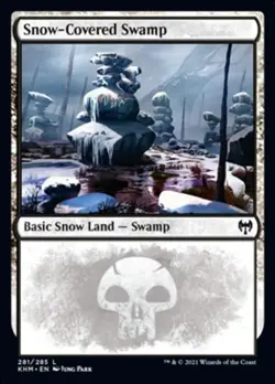 Snow-Covered Swamp (281) - LP Foil C : Kaldheim - Image 1