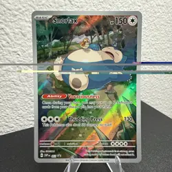 Pokemon TCG Snorlax Promo Card Scarlet Violet 151 SVP Black Star Promo 051 - Image 2