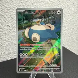 Pokemon TCG Snorlax Promo Card Scarlet Violet 151 SVP Black Star Promo 051 - Image 5