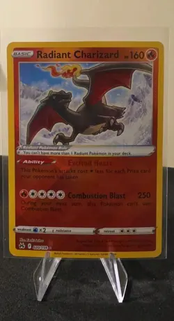 Pokemon Radiant Charizard 020/159 SV: Paldean Fates Radiant Rare Holo 160HP Card - Image 1