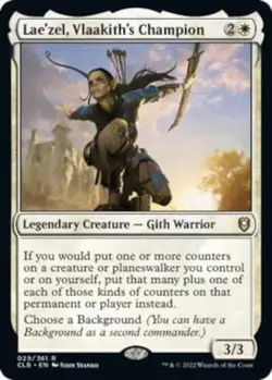 MtG Lae'zel, Vlaakith's Champion 029/361 Battle for Baldur's Gate Regular Rare - Image 1