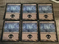 Snow-Covered Swamp (x11) Magic: The Gathering COLDSNAP (2006) *GREAT COND* LP - Image 2