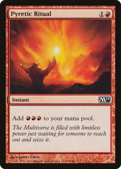 Pyretic Ritual #153 (MP) Magic 2011 M11 Magic MTG - Image 1