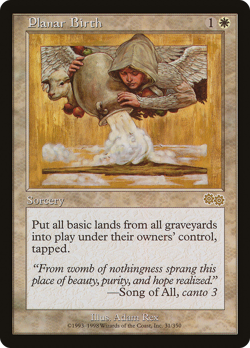 Planar Birth #31 (MP) Urza's Saga USG Magic MTG - Image 1
