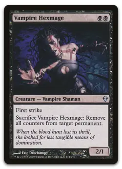 Vampire Hexmage #114 (LP) Zendikar ZEN Magic MTG - Image 1