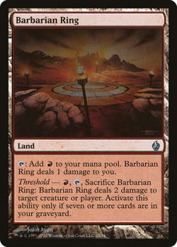 Barbarian Ring #28 (Foil) (MP) Premium Deck Fire Lightning PD2 Magic MTG - Image 1