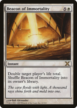Beacon of Immortality #10 (MP) 10th Edition 10E Magic MTG - Image 1