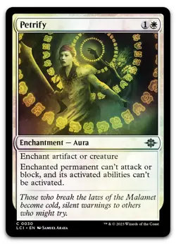 Petrify #30 (Foil) (NM) Lost Caverns of Ixalan LCI Magic MTG - Image 1