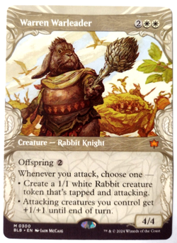 Warren Warleader (Showcase) - Bloomburrow (BLB) -EN - M 0300 - Image 1