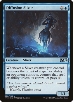 Diffusion Sliver #50 (MP) Magic 2015 M15 Magic MTG - Image 1