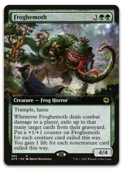 Froghemoth (Extended Art) #384 (NM) Forgotten Realms AFR Magic MTG - Image 1