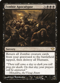 Zombie Apocalypse #80 (MP) Dark Ascension DKA Magic MTG - Image 1