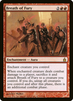 Breath of Fury #116 (MP) Ravnica City of Guilds RAV Magic MTG - Image 1