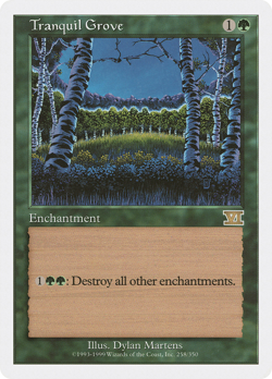 Tranquil Grove #258 (MP) Classic Sixth Edition 6ED Magic MTG - Image 1