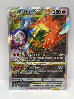 Pokemon TCG Charizard UPC Charizard VSTAR Black Star Promo SWSH262 - Image 1