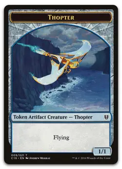 Thopter // Germ Double-Sided Token #9 // 10 (LP) Commander 2016 C16 Magic MTG - Image 1
