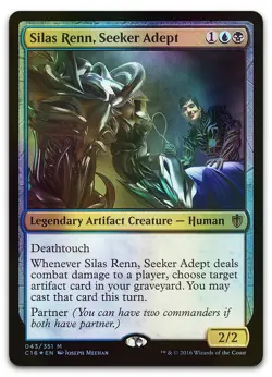 Silas Renn, Seeker Adept #43 (Foil) (LP) Commander 2016 C16 Magic MTG - Image 1