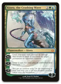 Kiora, the Crashing Wave #149 (LP) Born of the Gods BNG Magic MTG - Image 1