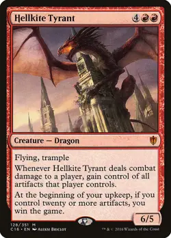Hellkite Tyrant Commander 2016 - Heavily Played - Image 1