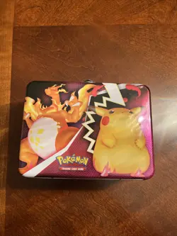 Pokemon 2020 Collector’s Chest Lunchbox Tin With Pokemon Cards/LCD Watch - Image 3