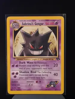 Vintage 2000 Pokemon Gym Challenge 29 Sabrina's Gengar - Image 1