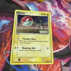Pokemon Voltorb Holo Rare #68/92 - EX Legend Maker Stamped NM Condition - Image 2