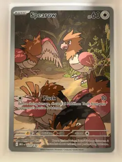 Spearow 151/132 Illustration Rare Mega Evolution Pokemon NM - Image 1
