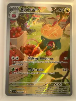 Appletun 211/191 Illustration Rare Surging Sparks Pokemon NM - Image 1