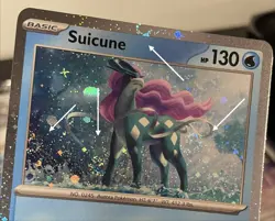 Suicune 026/094 4 SWIRLS 🌀Cosmos Holo NM Pokemon TCG - Image 1
