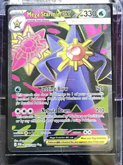 The Pokemon Company Mega Starmie EX Full Art Ultra Rare Holo 102/088 330 HP - Image 1