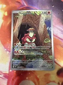Turtonator - 146/142 Stellar Crown Illustration Rare Pokemon - NM/MINT - Image 1