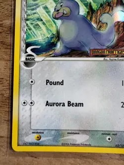 Pokemon TCG EX Dragon Frontiers Seel Reverse Holo/Stamped 62/101 Delta Species - Image 5