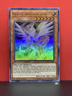 Hieratic Dragon of Tefnuit DUPO-EN080 Ultra Rare 1st Edition - Yugioh! - NM - Image 2