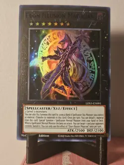 Ebon Illusion Magician - LDS3-EN091 - Blue Ultra Rare - NM 1st Ed - Yugioh - Image 1