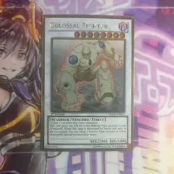 1X COLOSSAL FIGHTER PGLD-EN043 1ST GOLD ULTRA NEAR MINT YUGIOH - Image 1