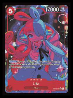 Uta (003) (Alternate Art) EB03-003 Extra Booster: One Piece Heroines Edition NM - Image 1