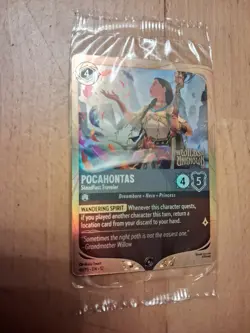 Pocahontas Steadfast Traveler 48/P3 Promo Disney Lorcana Wilds Unknown sealed - Image 1