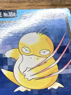 Pokemon Carddass Card Psyduck File No.54 Bandai Pocket Monsters 1997 Japan - Image 4