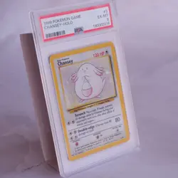 Pokemon Chansey 3/102 Base Set Holo PSA 6 – 1999 WOTC Graded Card - Image 4