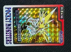 1997 Bandai Carddass Legendary Birds Trio Set #144/145/146 Pokemon Cards Vintage - Image 4