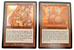 MTG Urza’s Destiny Rare Cards (x2 NM) Powder Keg +Storage Matrix Magic Gathering - Image 1
