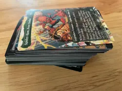 Magic The Gathering Spiderman Lot Of 85 Mystic cards. All Mythic MTG MCU WOTC - Image 1