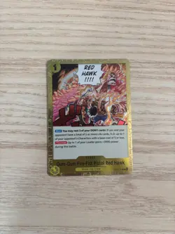 OP11-114 Gum-Gum Fire-Fist Pistol Red Hawk English R NM One Piece TCG Card Game - Image 1