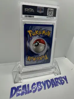 2000 Pokemon BLAINE'S ARCANINE Gym Challenge HOLO RARE Card 1/132 SWIRL - PSA 8 - Image 5