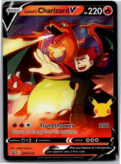 Lance's Charizard V - Promo SWSH: Sword & Shield Promo Cards SWSH133 NM Holo - Image 1