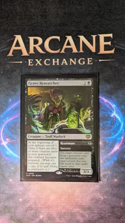 Grave Researcher Magic The Gathering Secrets Of Strixhaven - Image 1